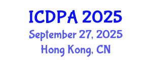 International Conference on Developmental Psychology and Adolescence (ICDPA) September 27, 2025 - Hong Kong, China