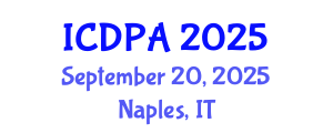 International Conference on Developmental Psychology and Adolescence (ICDPA) September 20, 2025 - Naples, Italy