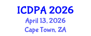 International Conference on Developmental Psychology and Adolescence (ICDPA) April 13, 2026 - Cape Town, South Africa International Conference on Developmental Psychology and Adolescence (ICDPA) April 13, 2026 - Cape Town, South Africa