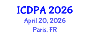 International Conference on Developmental Psychology and Adolescence (ICDPA) April 20, 2026 - Paris, France International Conference on Developmental Psychology and Adolescence (ICDPA) April 20, 2026 - Paris, France
