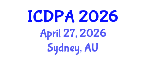 International Conference on Developmental Psychology and Adolescence (ICDPA) April 27, 2026 - Sydney, Australia International Conference on Developmental Psychology and Adolescence (ICDPA) April 27, 2026 - Sydney, Australia