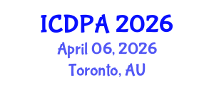 International Conference on Developmental Psychology and Adolescence (ICDPA) April 06, 2026 - Toronto, Australia International Conference on Developmental Psychology and Adolescence (ICDPA) April 06, 2026 - Toronto, Australia