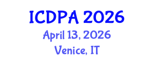 International Conference on Developmental Psychology and Adolescence (ICDPA) April 13, 2026 - Venice, Italy International Conference on Developmental Psychology and Adolescence (ICDPA) April 13, 2026 - Venice, Italy