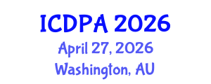 International Conference on Developmental Psychology and Adolescence (ICDPA) April 27, 2026 - Washington, Australia International Conference on Developmental Psychology and Adolescence (ICDPA) April 27, 2026 - Washington, Australia