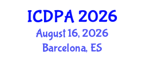 International Conference on Developmental Psychology and Adolescence (ICDPA) August 16, 2026 - Barcelona, Spain International Conference on Developmental Psychology and Adolescence (ICDPA) August 16, 2026 - Barcelona, Spain