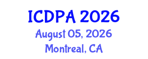 International Conference on Developmental Psychology and Adolescence (ICDPA) August 05, 2026 - Montreal, Canada International Conference on Developmental Psychology and Adolescence (ICDPA) August 05, 2026 - Montreal, Canada
