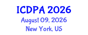 International Conference on Developmental Psychology and Adolescence (ICDPA) August 09, 2026 - New York, United States International Conference on Developmental Psychology and Adolescence (ICDPA) August 09, 2026 - New York, United States