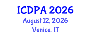 International Conference on Developmental Psychology and Adolescence (ICDPA) August 12, 2026 - Venice, Italy International Conference on Developmental Psychology and Adolescence (ICDPA) August 12, 2026 - Venice, Italy