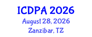 International Conference on Developmental Psychology and Adolescence (ICDPA) August 28, 2026 - Zanzibar, Tanzania International Conference on Developmental Psychology and Adolescence (ICDPA) August 28, 2026 - Zanzibar, Tanzania