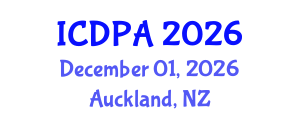 International Conference on Developmental Psychology and Adolescence (ICDPA) December 01, 2026 - Auckland, New Zealand International Conference on Developmental Psychology and Adolescence (ICDPA) December 01, 2026 - Auckland, New Zealand