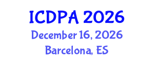 International Conference on Developmental Psychology and Adolescence (ICDPA) December 16, 2026 - Barcelona, Spain International Conference on Developmental Psychology and Adolescence (ICDPA) December 16, 2026 - Barcelona, Spain