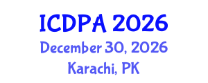 International Conference on Developmental Psychology and Adolescence (ICDPA) December 30, 2026 - Karachi, Pakistan International Conference on Developmental Psychology and Adolescence (ICDPA) December 30, 2026 - Karachi, Pakistan