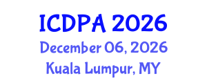 International Conference on Developmental Psychology and Adolescence (ICDPA) December 06, 2026 - Kuala Lumpur, Malaysia International Conference on Developmental Psychology and Adolescence (ICDPA) December 06, 2026 - Kuala Lumpur, Malaysia