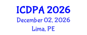 International Conference on Developmental Psychology and Adolescence (ICDPA) December 02, 2026 - Lima, Peru International Conference on Developmental Psychology and Adolescence (ICDPA) December 02, 2026 - Lima, Peru