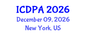 International Conference on Developmental Psychology and Adolescence (ICDPA) December 09, 2026 - New York, United States International Conference on Developmental Psychology and Adolescence (ICDPA) December 09, 2026 - New York, United States