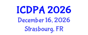 International Conference on Developmental Psychology and Adolescence (ICDPA) December 16, 2026 - Strasbourg, France International Conference on Developmental Psychology and Adolescence (ICDPA) December 16, 2026 - Strasbourg, France