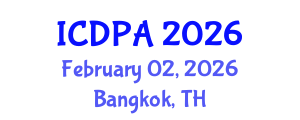 International Conference on Developmental Psychology and Adolescence (ICDPA) February 02, 2026 - Bangkok, Thailand International Conference on Developmental Psychology and Adolescence (ICDPA) February 02, 2026 - Bangkok, Thailand