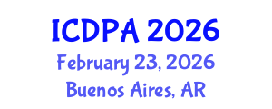 International Conference on Developmental Psychology and Adolescence (ICDPA) February 23, 2026 - Buenos Aires, Argentina International Conference on Developmental Psychology and Adolescence (ICDPA) February 23, 2026 - Buenos Aires, Argentina