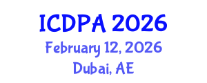 International Conference on Developmental Psychology and Adolescence (ICDPA) February 12, 2026 - Dubai, United Arab Emirates International Conference on Developmental Psychology and Adolescence (ICDPA) February 12, 2026 - Dubai, United Arab Emirates