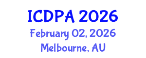 International Conference on Developmental Psychology and Adolescence (ICDPA) February 02, 2026 - Melbourne, Australia International Conference on Developmental Psychology and Adolescence (ICDPA) February 02, 2026 - Melbourne, Australia