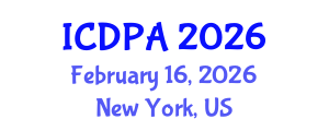 International Conference on Developmental Psychology and Adolescence (ICDPA) February 16, 2026 - New York, United States International Conference on Developmental Psychology and Adolescence (ICDPA) February 16, 2026 - New York, United States