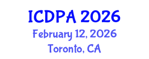 International Conference on Developmental Psychology and Adolescence (ICDPA) February 12, 2026 - Toronto, Canada International Conference on Developmental Psychology and Adolescence (ICDPA) February 12, 2026 - Toronto, Canada