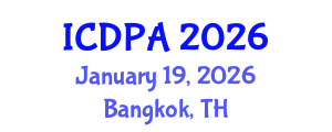 International Conference on Developmental Psychology and Adolescence (ICDPA) January 19, 2026 - Bangkok, Thailand International Conference on Developmental Psychology and Adolescence (ICDPA) January 19, 2026 - Bangkok, Thailand