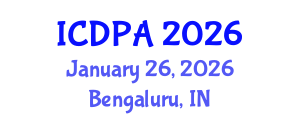 International Conference on Developmental Psychology and Adolescence (ICDPA) January 26, 2026 - Bengaluru, India International Conference on Developmental Psychology and Adolescence (ICDPA) January 26, 2026 - Bengaluru, India