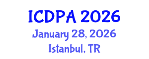 International Conference on Developmental Psychology and Adolescence (ICDPA) January 28, 2026 - Istanbul, Turkey