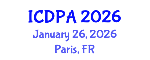 International Conference on Developmental Psychology and Adolescence (ICDPA) January 26, 2026 - Paris, France International Conference on Developmental Psychology and Adolescence (ICDPA) January 26, 2026 - Paris, France