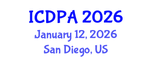 International Conference on Developmental Psychology and Adolescence (ICDPA) January 12, 2026 - San Diego, United States International Conference on Developmental Psychology and Adolescence (ICDPA) January 12, 2026 - San Diego, United States
