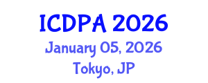 International Conference on Developmental Psychology and Adolescence (ICDPA) January 05, 2026 - Tokyo, Japan International Conference on Developmental Psychology and Adolescence (ICDPA) January 05, 2026 - Tokyo, Japan