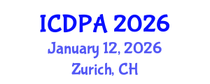 International Conference on Developmental Psychology and Adolescence (ICDPA) January 12, 2026 - Zurich, Switzerland International Conference on Developmental Psychology and Adolescence (ICDPA) January 12, 2026 - Zurich, Switzerland