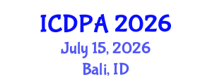 International Conference on Developmental Psychology and Adolescence (ICDPA) July 15, 2026 - Bali, Indonesia International Conference on Developmental Psychology and Adolescence (ICDPA) July 15, 2026 - Bali, Indonesia