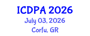 International Conference on Developmental Psychology and Adolescence (ICDPA) July 03, 2026 - Corfu, Greece International Conference on Developmental Psychology and Adolescence (ICDPA) July 03, 2026 - Corfu, Greece