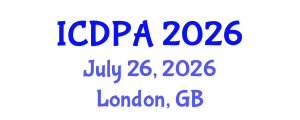 International Conference on Developmental Psychology and Adolescence (ICDPA) July 26, 2026 - London, United Kingdom