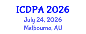 International Conference on Developmental Psychology and Adolescence (ICDPA) July 24, 2026 - Melbourne, Australia International Conference on Developmental Psychology and Adolescence (ICDPA) July 24, 2026 - Melbourne, Australia