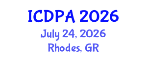 International Conference on Developmental Psychology and Adolescence (ICDPA) July 24, 2026 - Rhodes, Greece International Conference on Developmental Psychology and Adolescence (ICDPA) July 24, 2026 - Rhodes, Greece