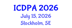 International Conference on Developmental Psychology and Adolescence (ICDPA) July 15, 2026 - Stockholm, Sweden International Conference on Developmental Psychology and Adolescence (ICDPA) July 15, 2026 - Stockholm, Sweden