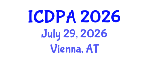 International Conference on Developmental Psychology and Adolescence (ICDPA) July 29, 2026 - Vienna, Austria International Conference on Developmental Psychology and Adolescence (ICDPA) July 29, 2026 - Vienna, Austria
