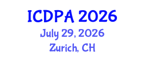 International Conference on Developmental Psychology and Adolescence (ICDPA) July 29, 2026 - Zurich, Switzerland International Conference on Developmental Psychology and Adolescence (ICDPA) July 29, 2026 - Zurich, Switzerland