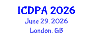 International Conference on Developmental Psychology and Adolescence (ICDPA) June 29, 2026 - London, United Kingdom International Conference on Developmental Psychology and Adolescence (ICDPA) June 29, 2026 - London, United Kingdom