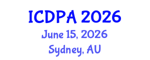 International Conference on Developmental Psychology and Adolescence (ICDPA) June 15, 2026 - Sydney, Australia International Conference on Developmental Psychology and Adolescence (ICDPA) June 15, 2026 - Sydney, Australia