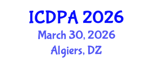 International Conference on Developmental Psychology and Adolescence (ICDPA) March 30, 2026 - Algiers, Algeria International Conference on Developmental Psychology and Adolescence (ICDPA) March 30, 2026 - Algiers, Algeria