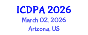International Conference on Developmental Psychology and Adolescence (ICDPA) March 02, 2026 - Arizona, United States International Conference on Developmental Psychology and Adolescence (ICDPA) March 02, 2026 - Arizona, United States