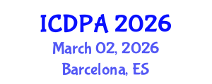 International Conference on Developmental Psychology and Adolescence (ICDPA) March 02, 2026 - Barcelona, Spain International Conference on Developmental Psychology and Adolescence (ICDPA) March 02, 2026 - Barcelona, Spain