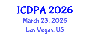 International Conference on Developmental Psychology and Adolescence (ICDPA) March 23, 2026 - Las Vegas, United States International Conference on Developmental Psychology and Adolescence (ICDPA) March 23, 2026 - Las Vegas, United States