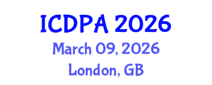International Conference on Developmental Psychology and Adolescence (ICDPA) March 09, 2026 - London, United Kingdom