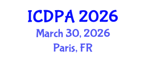 International Conference on Developmental Psychology and Adolescence (ICDPA) March 30, 2026 - Paris, France International Conference on Developmental Psychology and Adolescence (ICDPA) March 30, 2026 - Paris, France