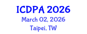 International Conference on Developmental Psychology and Adolescence (ICDPA) March 02, 2026 - Taipei, Taiwan International Conference on Developmental Psychology and Adolescence (ICDPA) March 02, 2026 - Taipei, Taiwan